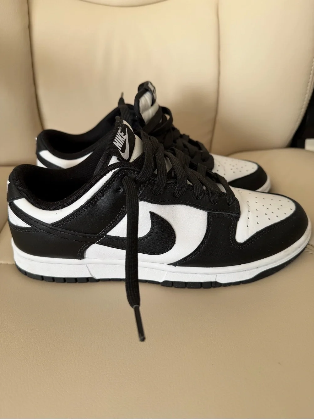 Nike Black and White Low-Top Sneakers